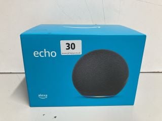 AMAZON ECHO SMART SPEAKER WITH ALEXA - CHARCOAL (SEALED)