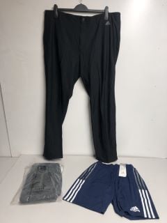 DESIGNER CLOTHING TO INCLUDE ADIDAS TROUSERS W40 L32