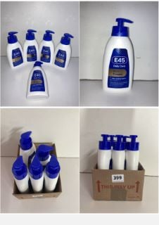 5 X BOTTLES OF E45 RICH CREAM