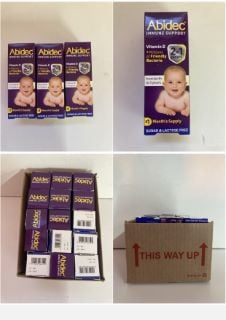 BOX OF ABIDEC IMMUNE SUPPORT VITAMIN D FOR BABIES (BBE 12/24)