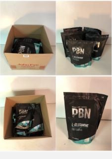 BOX OF L-GLUTAMINE FOOD SUPPLEMENTS BBE 12/24