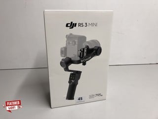 DGI RS 3 MINI, 3-AXIS MIRRORLESS GIMBAL LIGHTWEIGHT STABILIZER RRP:£174