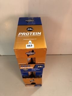 THREE CASES OF PROTEIN SALTED CARAMEL FLAVOUR SHAKES BBE 3/4/25