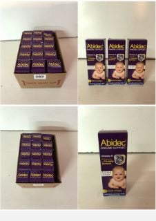 15 X ABIDEC BABY IMMUNE SUPPORT VITAMIN D BBE 12/2024