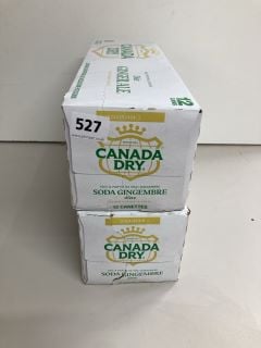 TWO CASES OF CANADA DRY GINGER ALE