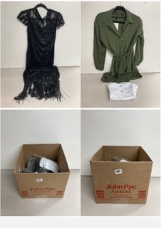 BOX OF MEN'S AND WOMEN'S CLOTHING MAINLY UNSEALED