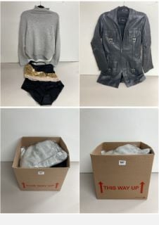 BOX OF MEN'S AND WOMEN'S CLOTHING MAINLY UNSEALED