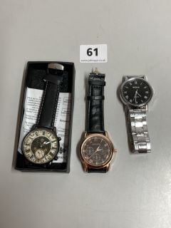 3 X GENTS WRISTWATCH INC WOKAI