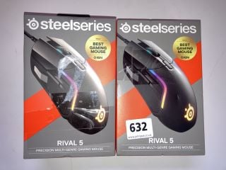 2 X STEELSERIES GAMING MICE