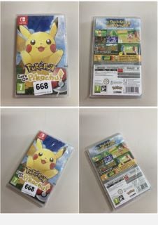 POKÉMON LET'S GO PIKACHU FOR THE NINTENDO SWITCH