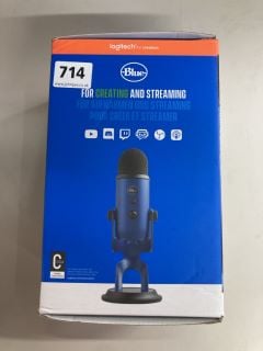 LOGITECH BLUE STREAMING MICROPHONE