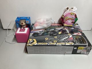 TOYS AND GAMES TO INCLUDE A CARRERA GO RACING SET