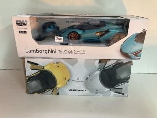 3 X R/C MODEL CARS