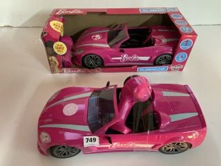 2 X BARBIE R/C CARS