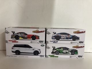 4 X R/C MODEL VEHICLES