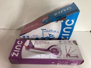 2 ZINC SCOOTERS