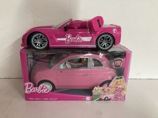 2 X BARBIE R/C CARS