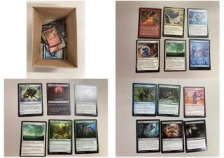 50+ VARIOUS MAGIC THE GATHERING CARDS INC FULL ART LANDS AND RARE'S