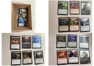 50+ VARIOUS MAGIC THE GATHERING CARDS INC FULL ART LANDS AND RARE'S