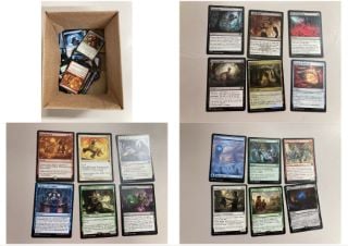 50+ VARIOUS MAGIC THE GATHERING CARDS INC FULL ART LANDS AND RARE'S