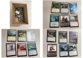 50+ VARIOUS MAGIC THE GATHERING CARDS INC FULL ART LANDS AND RARE'S