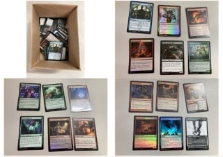 50+ VARIOUS MAGIC THE GATHERING CARDS INC FULL ART LANDS AND RARE'S