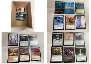 50+ VARIOUS MAGIC THE GATHERING CARDS INC FULL ART LANDS AND RARE'S