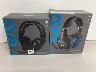 2 X LOGITECH GAMING HEADSETS