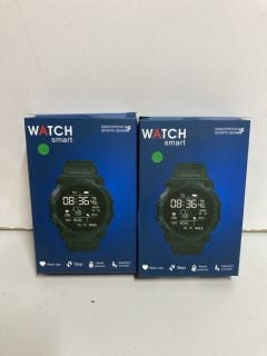 2 X SWEATPROOF SPORTS GEAR SMART WATCHES