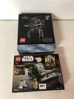 2 X LEGO STAR WARS SETS TO INCLUDE DROIDEKA