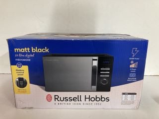 RUSSEL HOBBS MATT BLACK 20 LITRE DIGITAL MICROWAVE