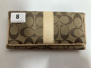 COACH WALLET (VAT ONLY PAYABLE ON BUYERS PREMIUM)