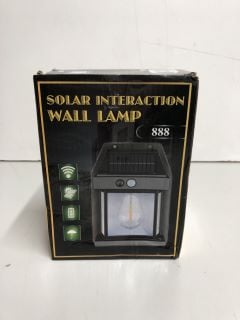 OUTDOOR SOLAR INTERACTION SENSOR WALL LAMP (SEALED)