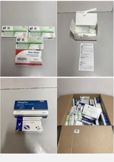 BOX OF PHARMACEUTICAL ITEMS TO INCLUDE VITAMIN SUPPLEMENTS