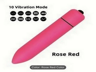 BULLET VIBRATOR 10-FREQUENCY ADULT SEX TOY - ORANGE (18+ ID REQUIRED)