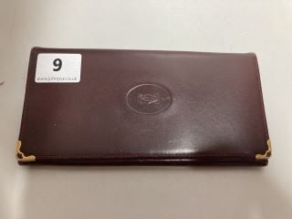 CARTIER PARIS STAMPED WALLET (VAT ONLY PAYABLE ON BUYERS PREMIUM)