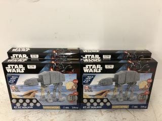 4 X STAR WARS BUILD PAINT STICK PLAY AT-AT WALKER