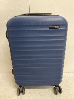 DARK BLUE CARRY ON SUITCASE