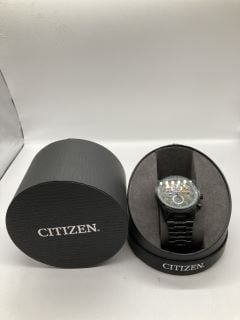 MENS CITIZEN ECO DRIVE WATCH RADIO WR 200 RRP £399.00