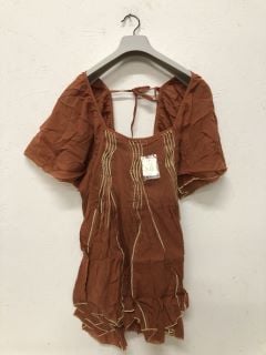 2 X JOELLE TUNIC SIZE: L RRP: £136 (BRONZE)