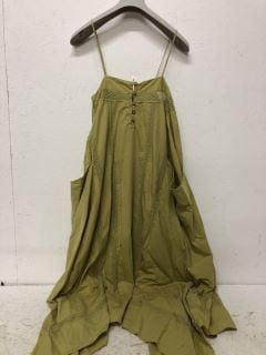 SIESTA MAXI DRESS SIZE: S RRP: £108 (OLIVE)