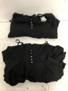 2 X WOMENS TOPS SIZES: L/XS