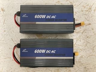 2 X PURE SINE WAVE DC-AC POWER INVERTER MODEL: YX-600W-S