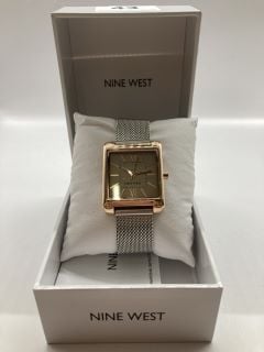 NINE WEST WOMENS WATCH SQUARE DIAL