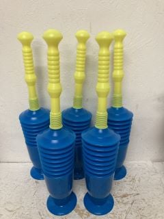 5 X ZUVO BATHROOM PLUNGER