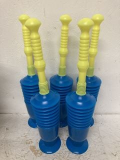 5 X ZUVO BATHROOM PLUNGER