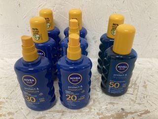 8 X NIVEA SUN PROTECTION INC DRY TOUCH SPF 50