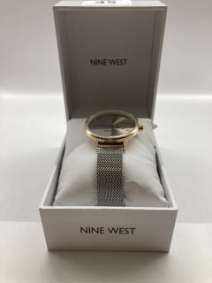 NINE WEST WOMENS WATCH DUAL TONE DIAL