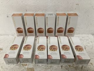 12 X LANCASTER INSTANT GLOW PINK GOLD PEEL-OFF MASK HYDRATION & GLOW