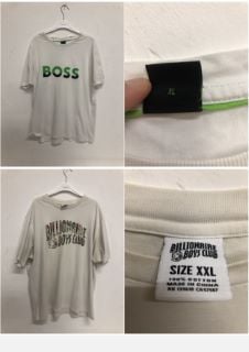 2 X T-SHIRTS INC BILLIONAIRE BOYS CLUB T-SHIRT XXL